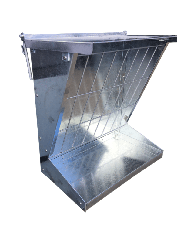 Hanging Hay Feeder with Lid Farmquip